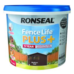 Ronseal 9 Litre Fencelife Plus Medium Oak