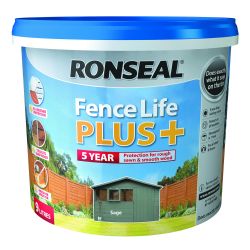 Ronseal 9L Fence Life Plus Sage