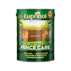 Cuprinol Less Mess Fence Care Autumn Gold 5L