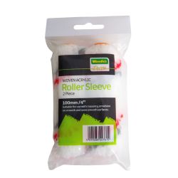 Woodies 4" Woven Acrylic 2pk Roller