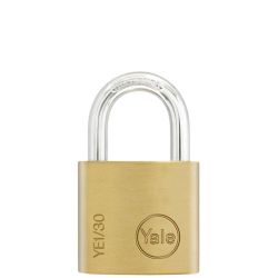 Yale 30mm Open Shackle Brass Padlock
