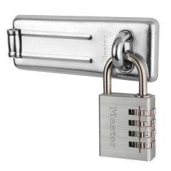 Master Lock Combination Padlock with 110mm Steel Hasp