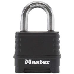 Master Lock Excell 57mm Heavy Duty Black Padlock