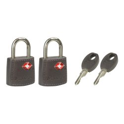 Master Lock 23mm Travel Keyed Padlocks - Twin Pack