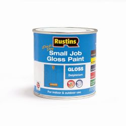 Rustins Small Job Delphinium Gloss Q/D 250Ml
