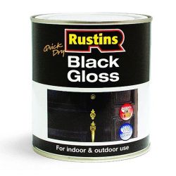 Rustins Black Gloss Q/D 1L