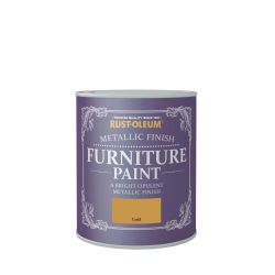 Rust-Oleum Metallic Furniture Paint Gold 125ml