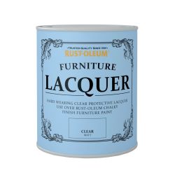 Rust-Oleum Furniture Lacquer Clear Matt Finish 750ml