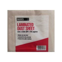 Basics 6x3 Laminated Dust Sheet