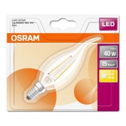 Osram 4w E14 LED Candle Filament Bulb