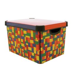 Curver Bright Leggo Blocks 22L Deco Box