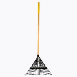 True Temper Steel Leaf Rake Wood Handle