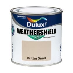 Dulux Weathershield Smooth Masonry Brittas Sand 250ml