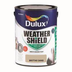 Dulux Weathershield Smooth Masonry Brittas Sand 5L