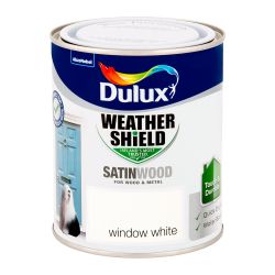 Weathershield Exterior Satinwood Window White 750ml