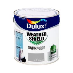 Weathershield Exterior Satinwood Soft Granite 2.5L