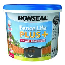 Ronseal Fence Life Plus Charcoal 9L