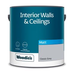 Woodie's Vinyl Matt Classic Grey  2.5Ltr