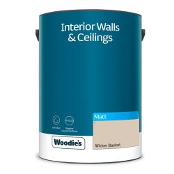 Woodie's Vinyl Matt Wicker Basket  5Ltr