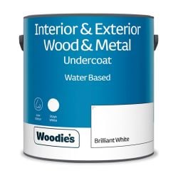 Woodie's Quick Dry Primer Undercoat Brilliant White2.5Ltr