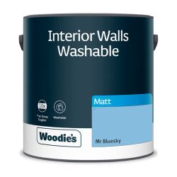Woodie's Washable Matt Mr Bluesky 2.5Ltr