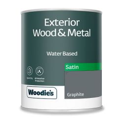 Woodie's Exterior Satin  Graphite 750ml