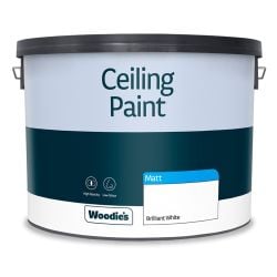 Woodie's Ceiling Paint Pure Brilliant White 10 Litre