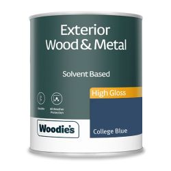 Woodie's High Gloss College Blue  750ml