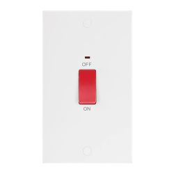 BG 45A Double Plate LED Indicator Switch