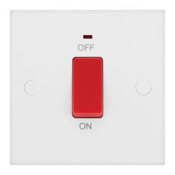 BG 45A Single Plate Led Indicator Switch 