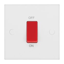 BG 45A Single Plate Double Pole Switch 