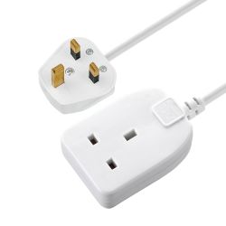 Masterplug Single Socket 5m Extension Lead