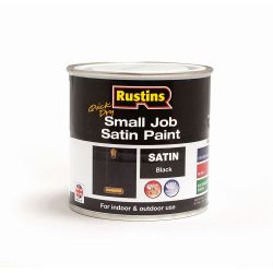 Rustins Small Jobs Black Satin 250Ml Q/D