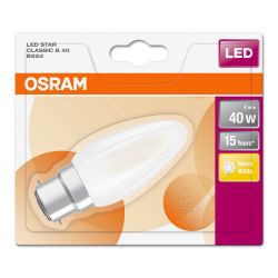 Osram 4W (40W) B22 Led Can Frs Fil