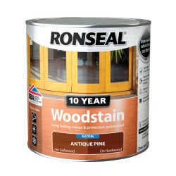 Ronseal 10 Year Woodstain Antique Pine 750Ml