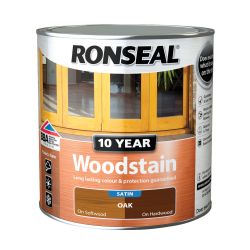 Ronseal 10 Year Woodstain Oak 750Ml