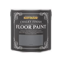Rust-Oleum Chalky Finish 2.5lt Floor Paint - Anthracite