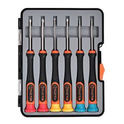 Tactix Precision Screwdriver Box - 6 Piece