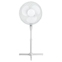 Status Portable 16" Pedestal Fan - White