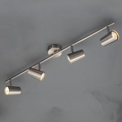 Harvey Vented Spotlight 4 Light Bar Satin Nickel