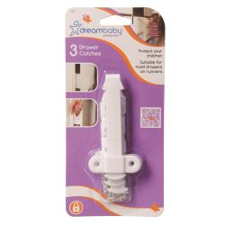 Dreambaby Drawer Catches 3 Pack