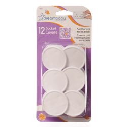 Dreambaby UK Socket Covers Extra Value 12 Pack