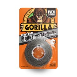 Gorilla Heavy Duty Mounting Tape Black