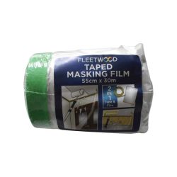 Fleetwood 55cm x 30m Pre-Taped Masking Film