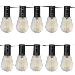 Luxform Edison Solar String 10 Bulb String Lights