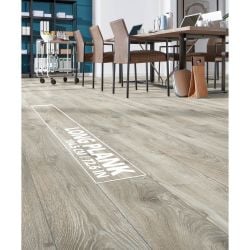 Sample My Residence 10mm Oak Silver Laminate Flooring