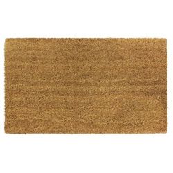 Manor 40cm x 60cm Plain Natural Coir Doormat