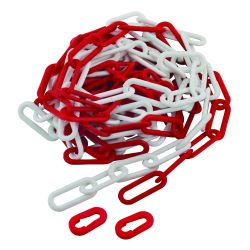 Suki Barring Chain, Plastic, Set Red/White, 6Mm, 5M