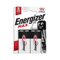 Energizer Max 9V 2 Pack