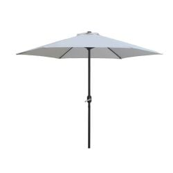 Aluminium & Steel Parasol Cream 2.7m